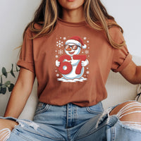 Funny Snowman Six Seven T-Shirt – Christmas Meme Graphic Tee.png