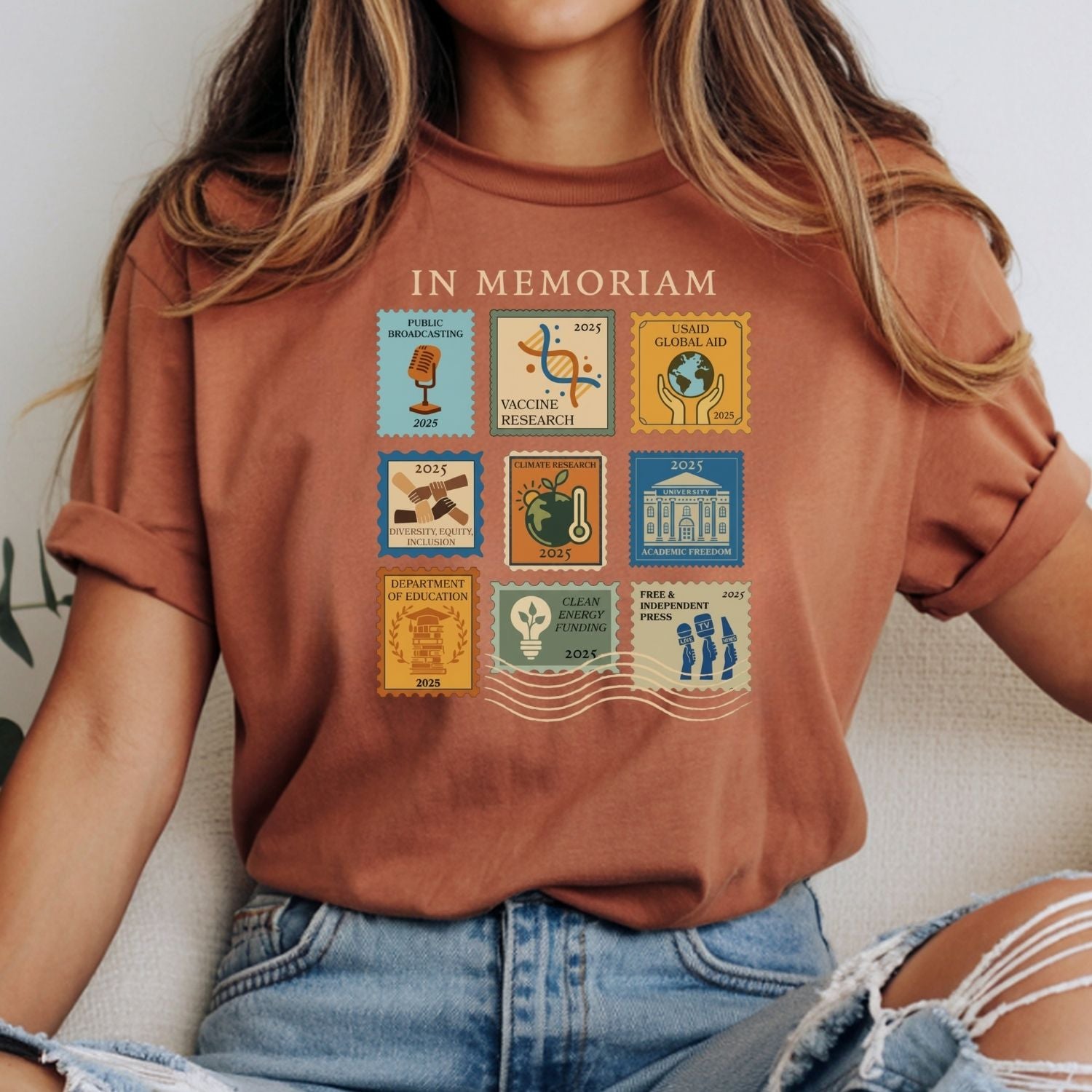 Pro Democracy Long Sleeve Shirt - Anti Fascism Tee - Political Graphic Top for Activists