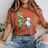 6 7 Christmas Shirt – Funny Santa Meme Holiday Tee