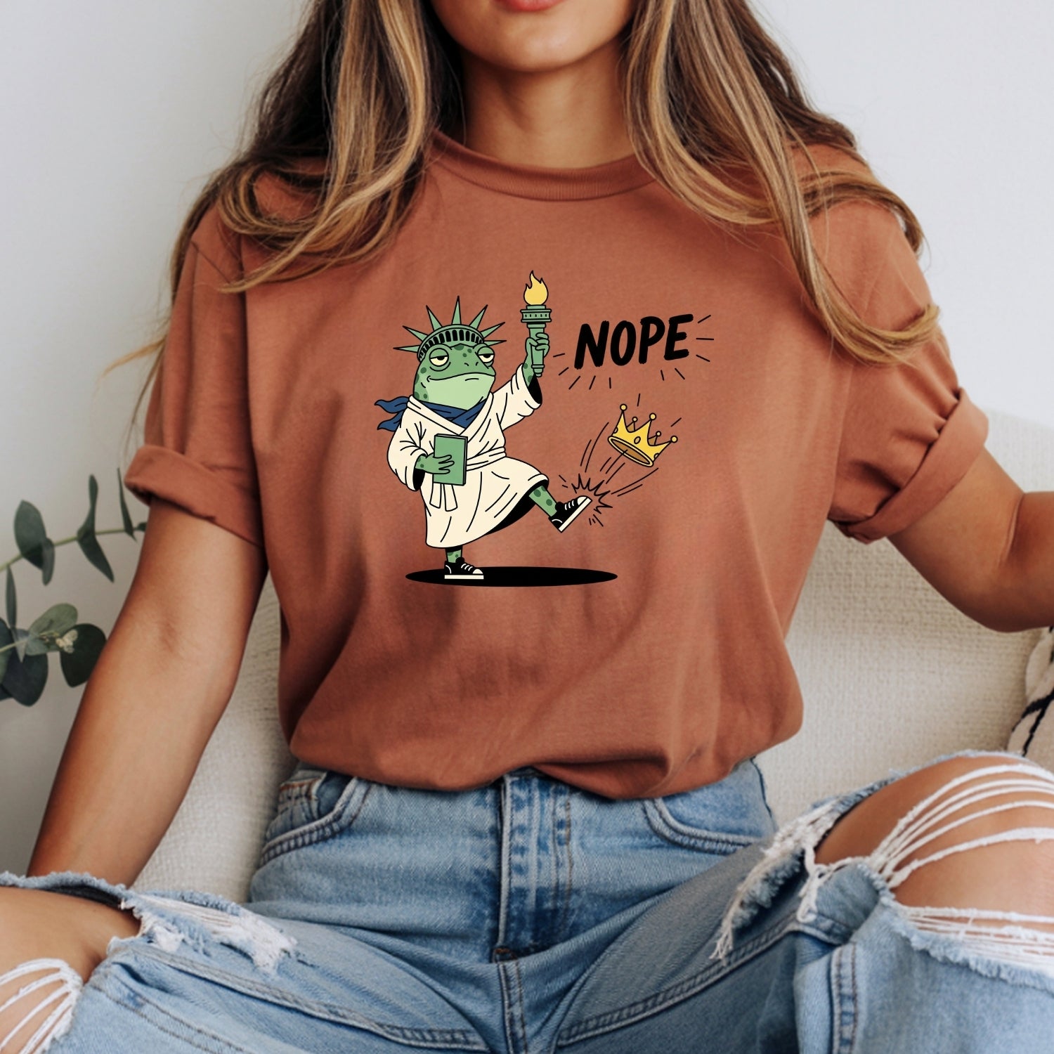 Freedom Statement Shirt – No Kings Equality T-Shirt – Independent Spirit Graphic Tee