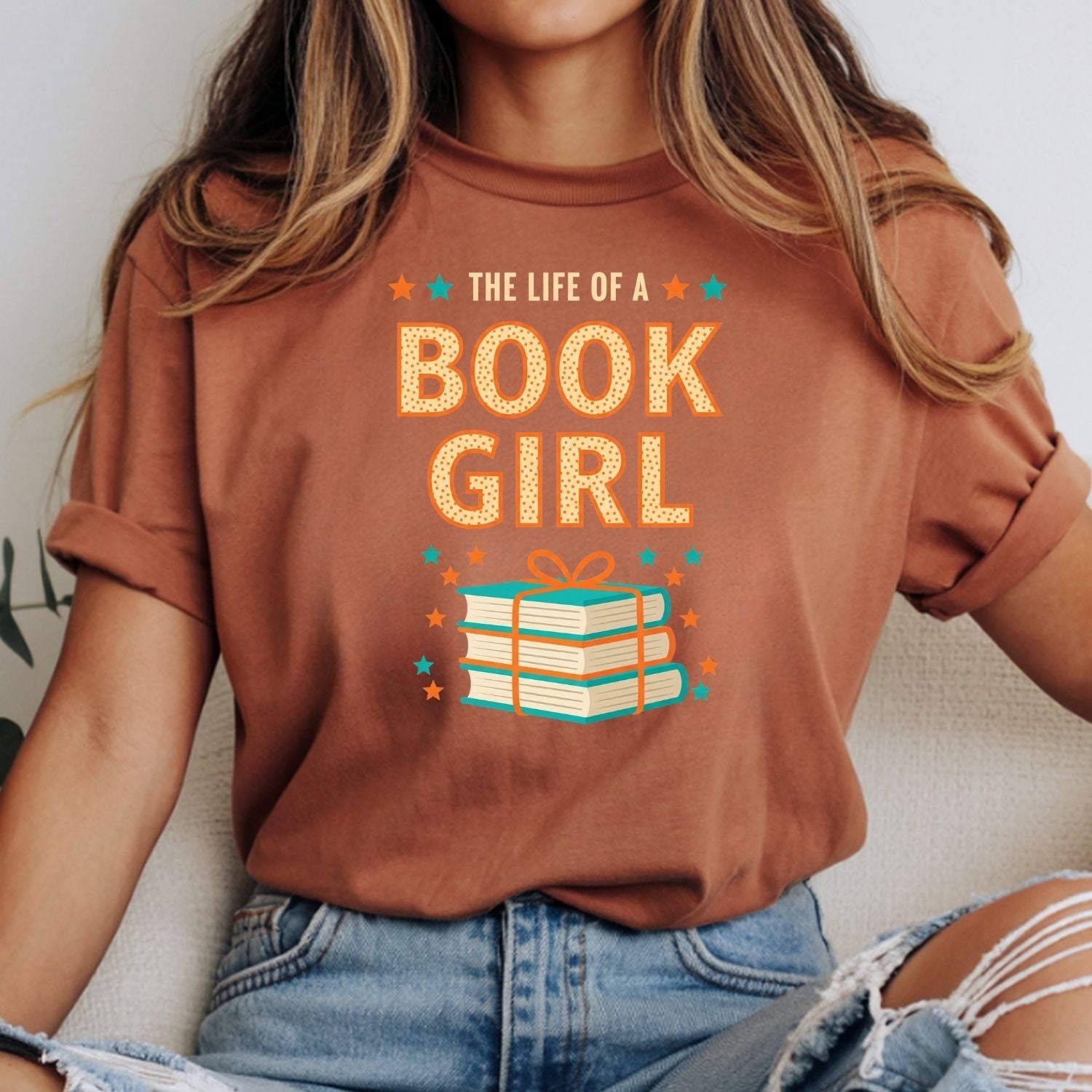 Book Girl Shirt - The Life of a Book Lover Tee - Showgirl Aesthetic T-Shirt for Fans