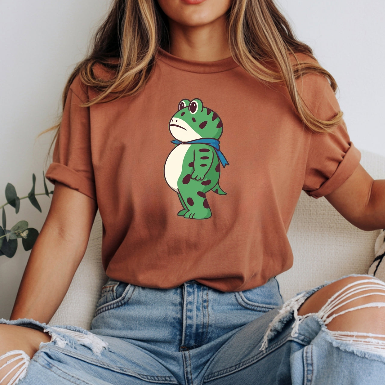 Portland Frog T-Shirt – Witty Protest-Style Vintage Shirt