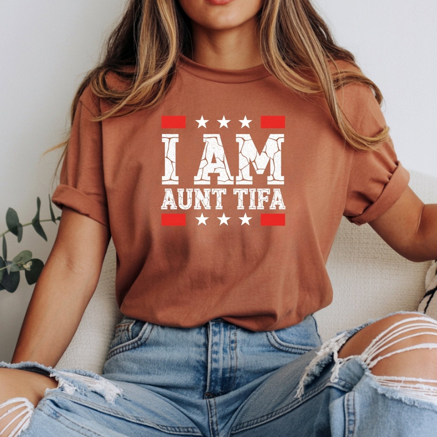I Am Aunt Tifa Shirt – Funny Meme Graphic Tee for Aunts