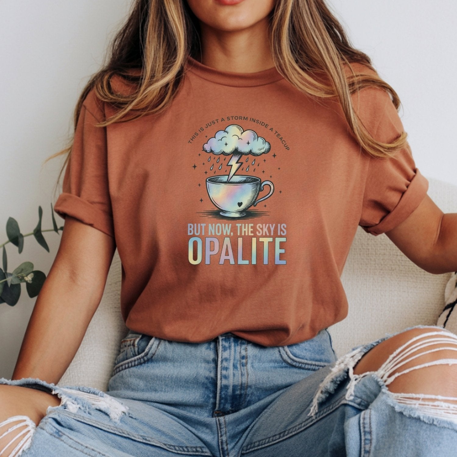 The Sky Is Opalite Tee – Dreamy Soft Pastel Aesthetic T-Shirt