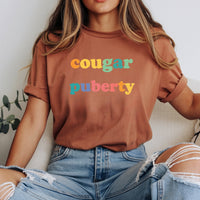 Cougar Menopause T-Shirt – Funny Bossy Moms Tee – Perimenopause Humor Graphic Top