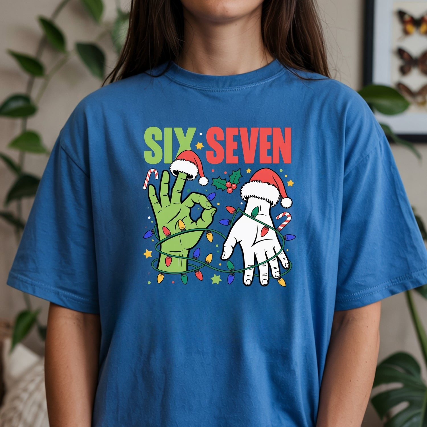 6 7 Christmas Shirt – Funny Santa Meme Holiday Tee