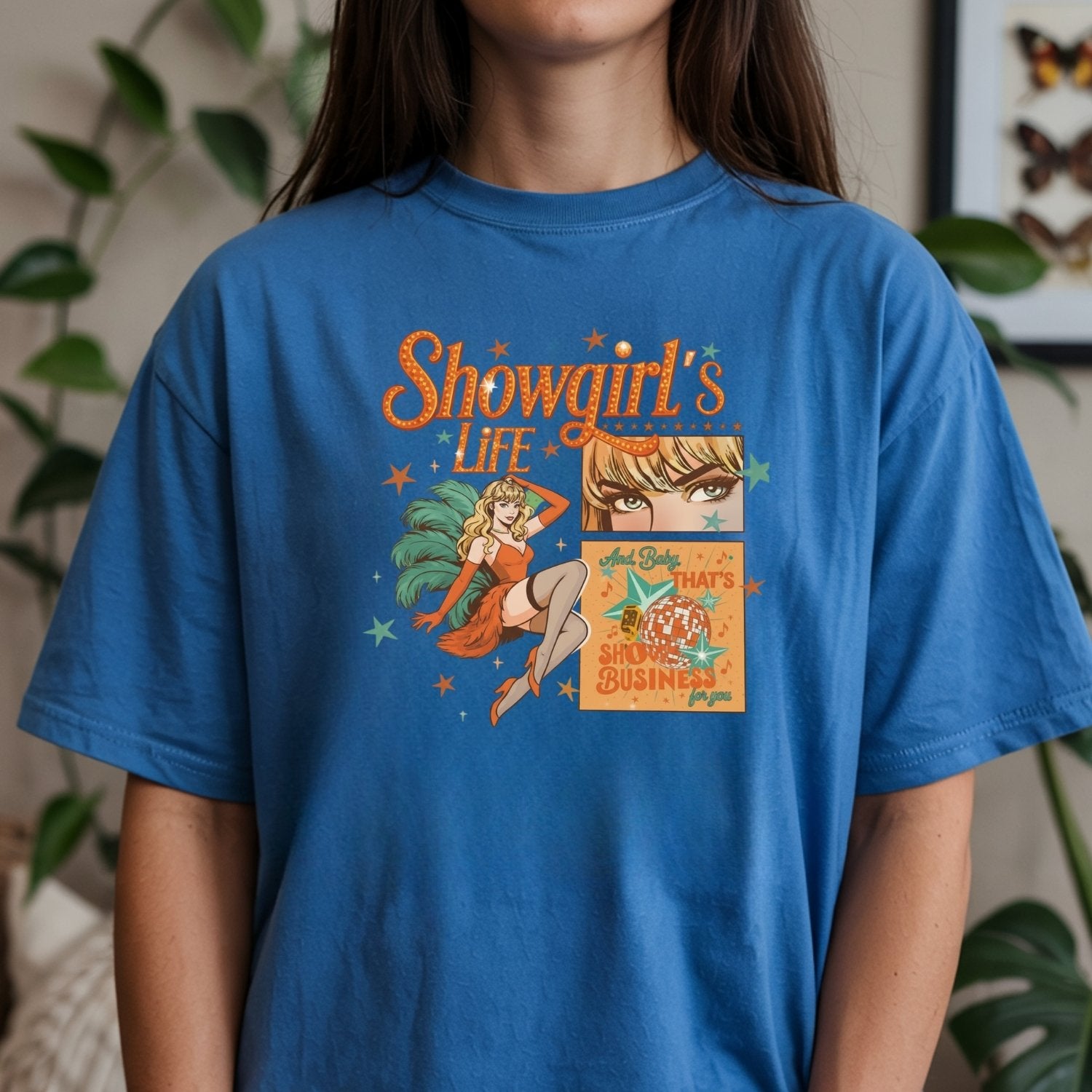 Showgirl Life Era T-Shirt – Vintage Aesthetic Graphic Tee for Youth & Adults