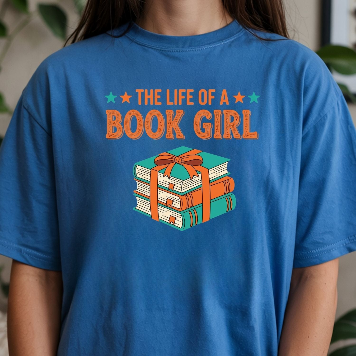 The Life of a Book Girl Shirt - Showgirl Graphic Tee - Book Lover Fan Convention T-Shirt
