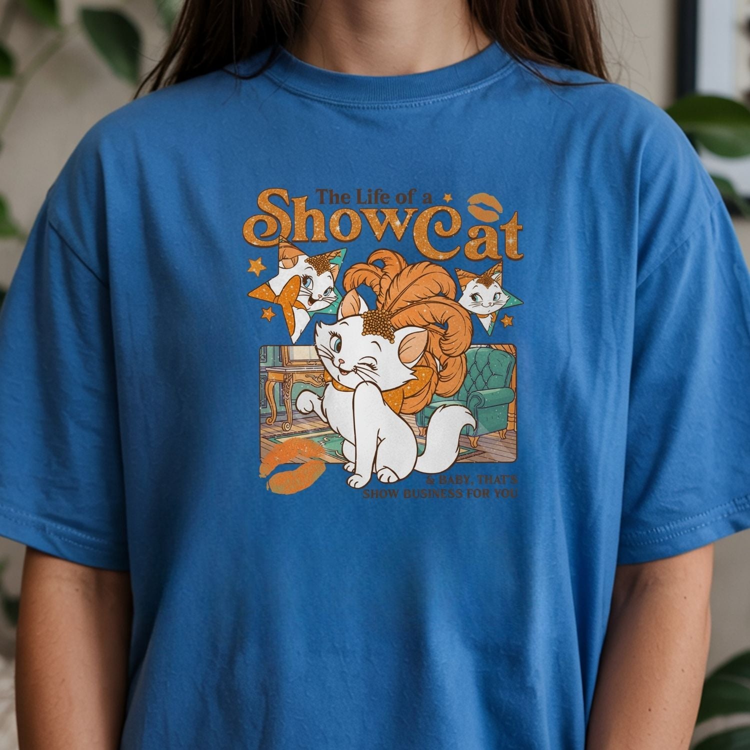 Vintage Showcat Shirt - The Life of a Show Cat Tee - Retro Cat Lover T-Shirt for Women