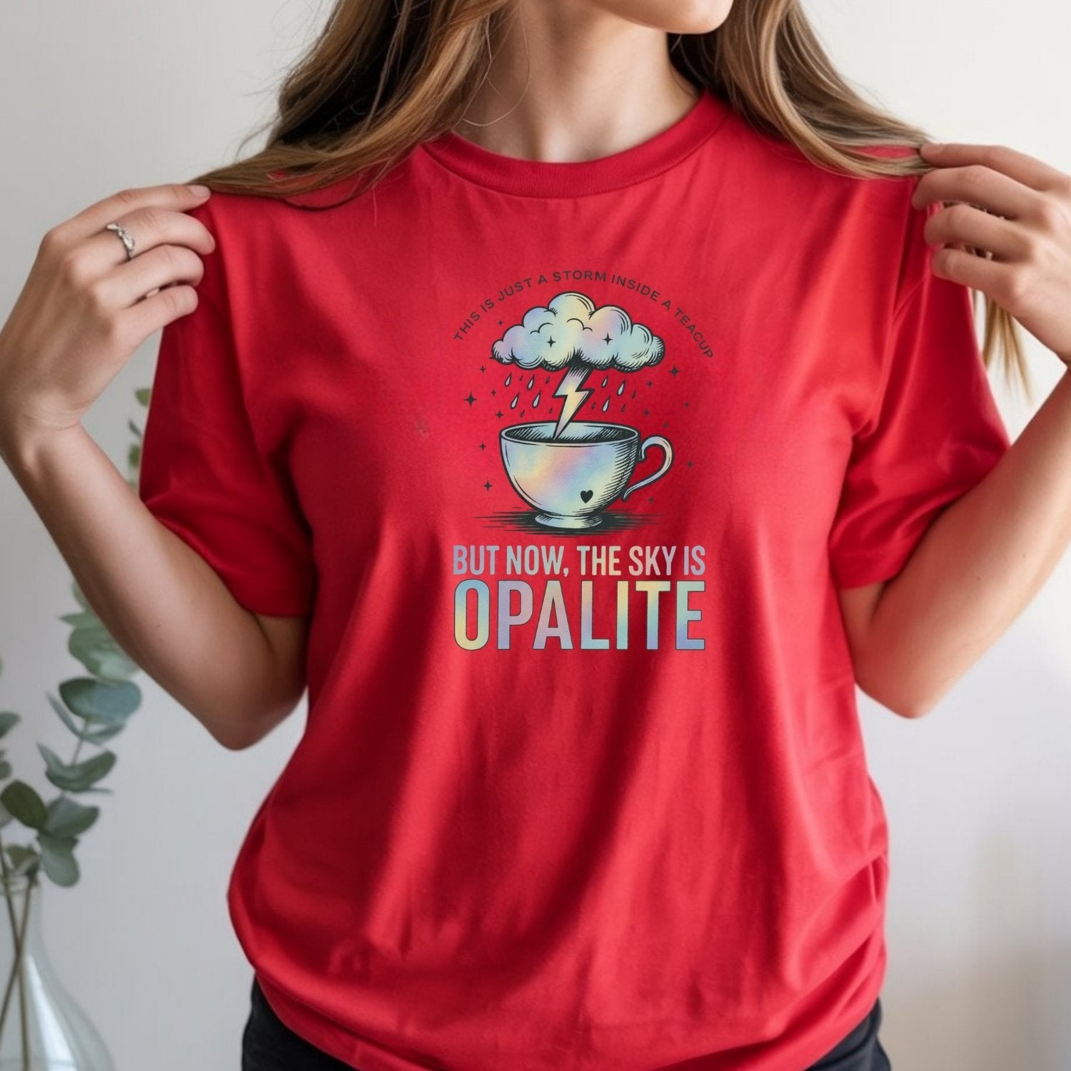 The Sky Is Opalite Tee – Dreamy Soft Pastel Aesthetic T-Shirt