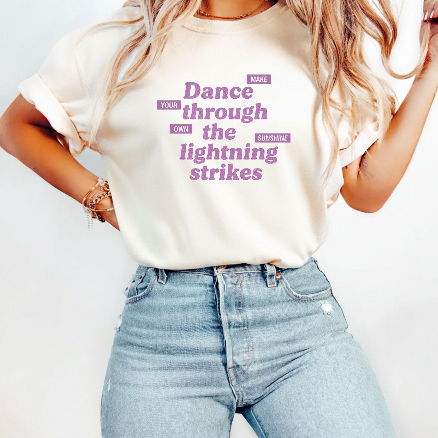 Showgirl Make Your Own Sunshine Shirt – Retro Positive Graphic Tee