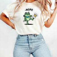 No Kings Portland Frog T-Shirt - Unisex Streetwear Graphic Cotton Top