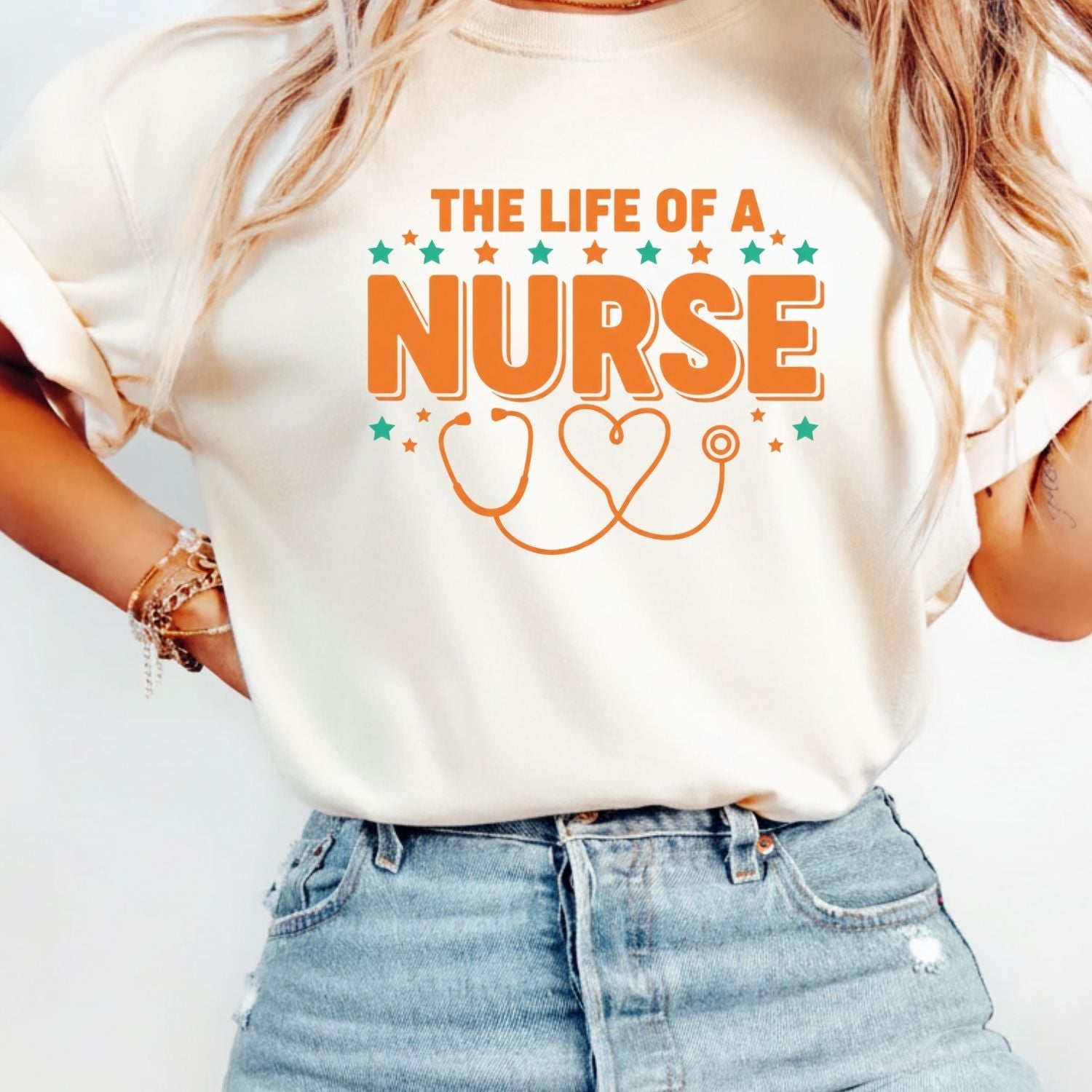The Life of a Nurse Shirt - Nurse Showgirl Tee - Cute Nurse Appreciation Graphic T-Shirt