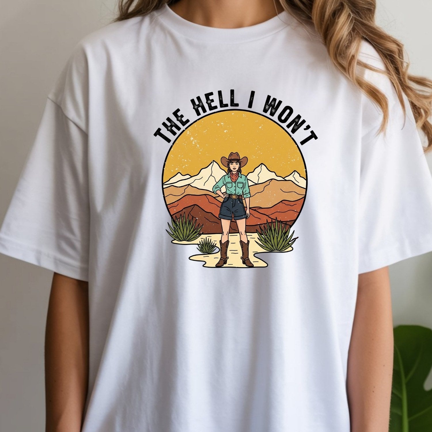 The Hell I Won’t Shirt – Retro Feminist Tee, Women’s Empowerment Gift, Boss Lady T-Shirt