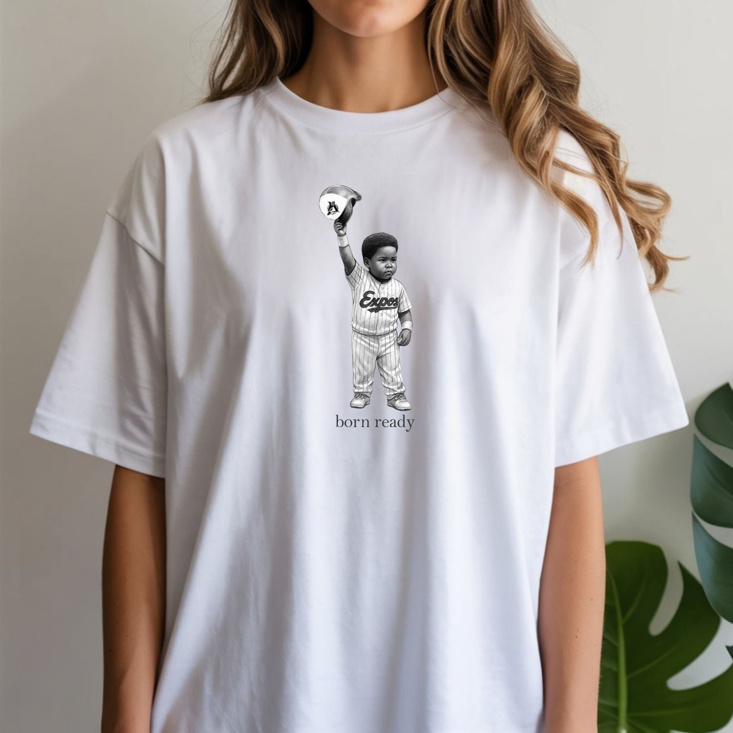 Vintage Born Ready Vladdy Jr T-Shirt – Baseball-Inspired Athletic Graphic Tee