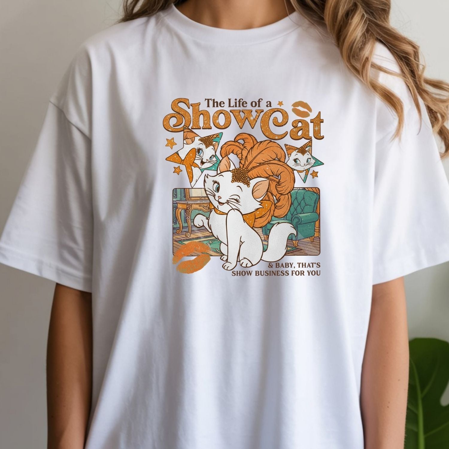 Vintage Showcat Shirt - The Life of a Show Cat Tee - Retro Cat Lover T-Shirt for Women