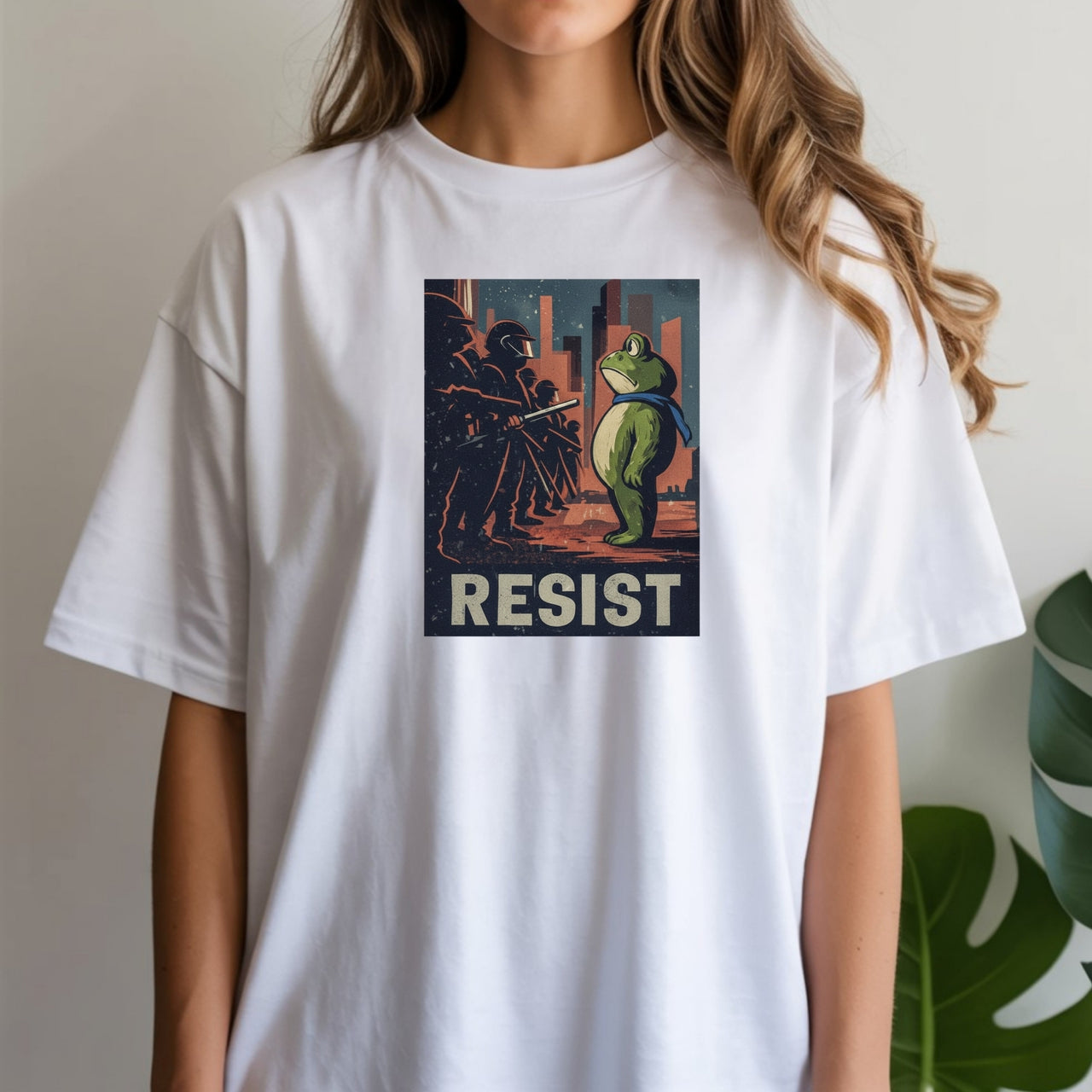 Resist Portland Frog Shirt – Funny Rebel Graphic Tee – No Kings Freedom Design