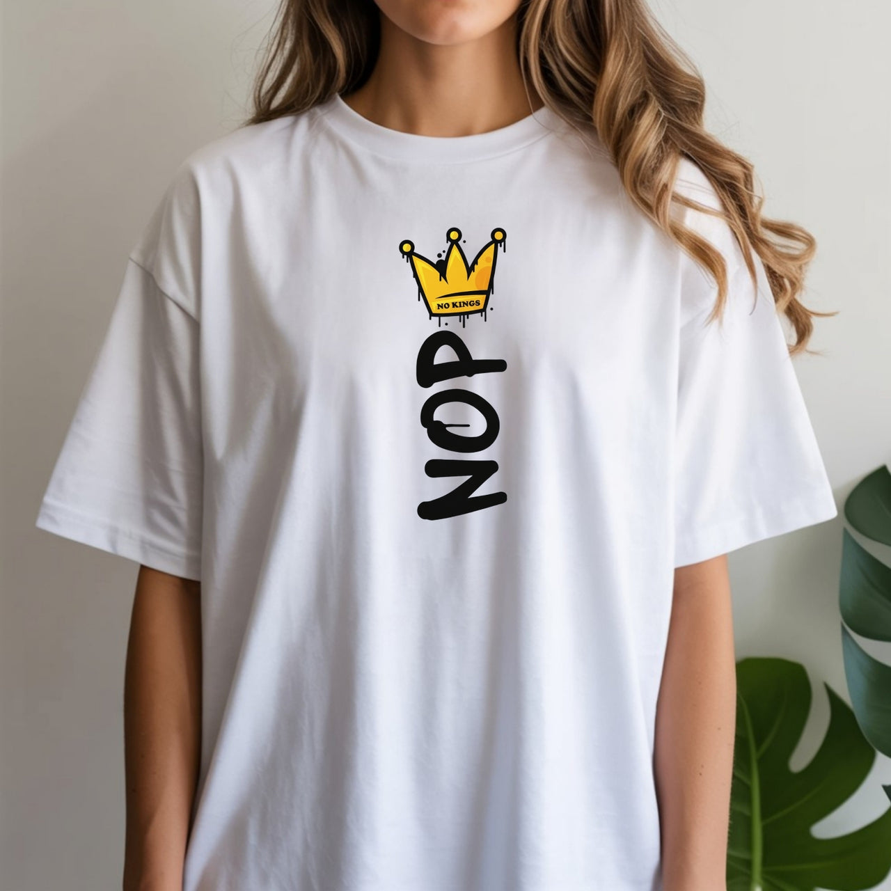 Crown No Kings Shirt – American Democracy Graphic Tee