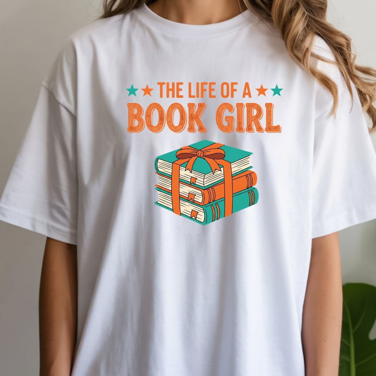 The Life of a Book Girl Shirt - Showgirl Graphic Tee - Book Lover Fan Convention T-Shirt