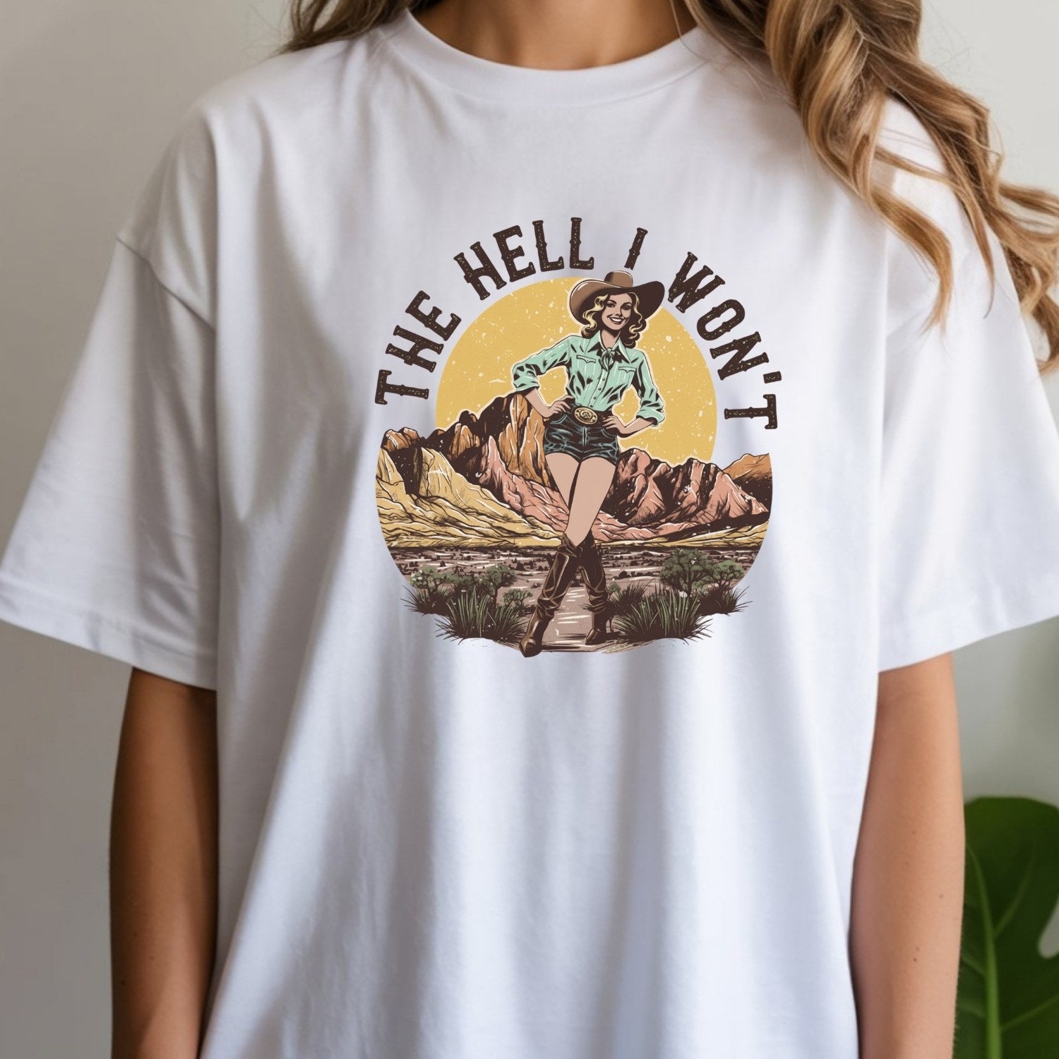 The Hell I Won’t T-Shirt – Retro Feminist Tee, Equality & Strength Gift Idea