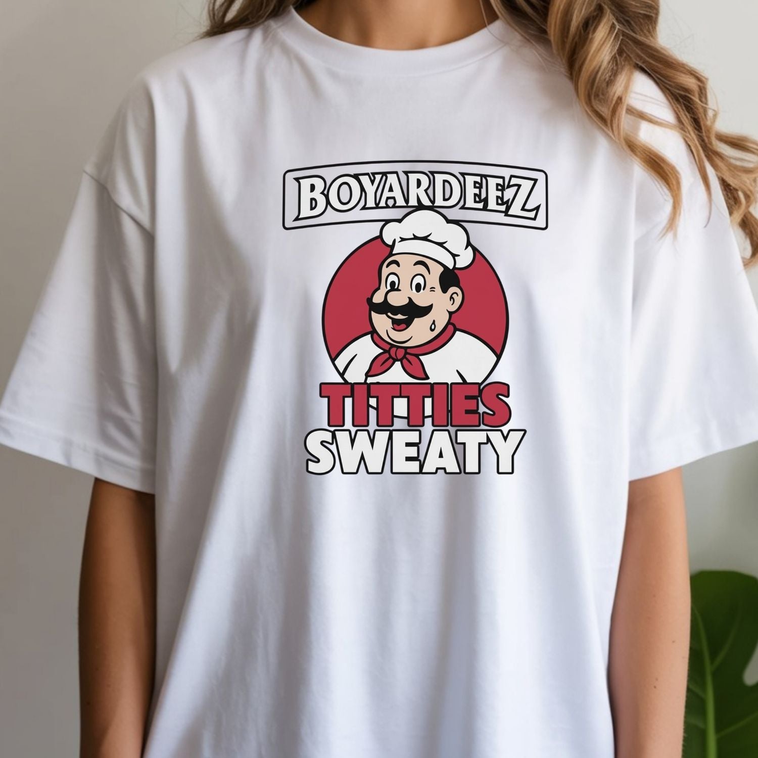 Retro Funny Boyardeez Nutz Sweaty Meme T-Shirt - Embarrassing Graphic Tee - Humor Shirt for Men and Women