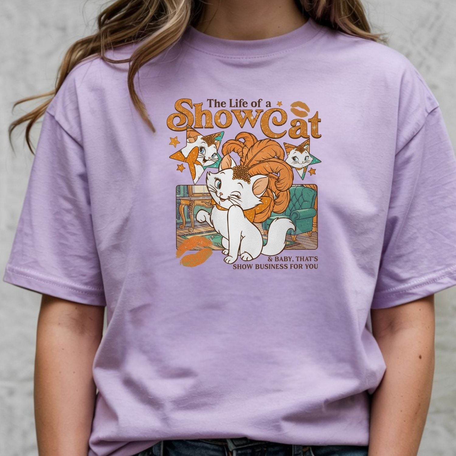 Vintage Showcat Shirt - The Life of a Show Cat Tee - Retro Cat Lover T-Shirt for Women