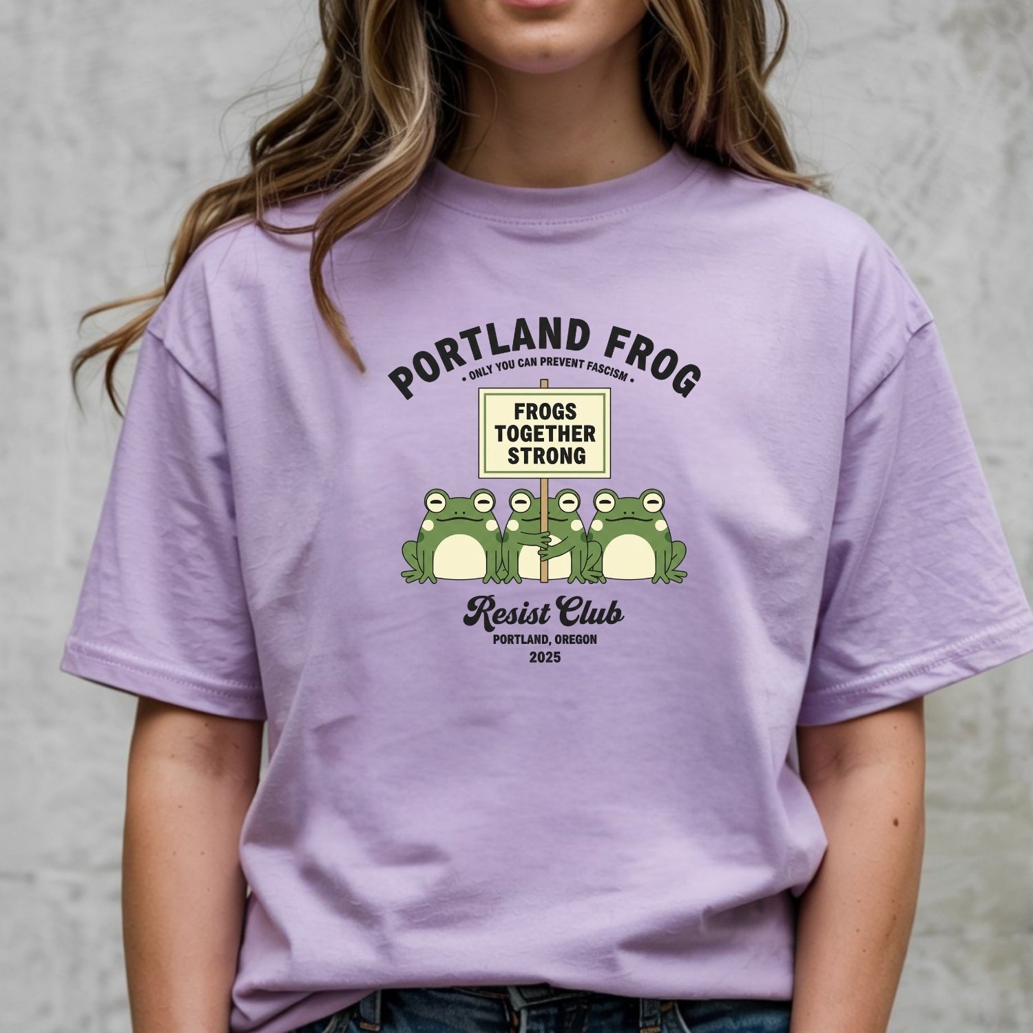 Funny Portland Frog Strong Together Tee – Rebellious Meme Shirt – Freedom Independence Style