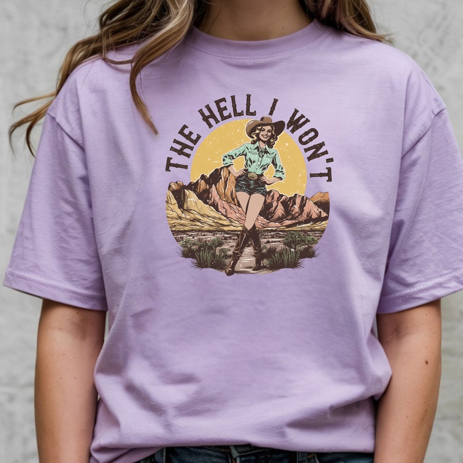 The Hell I Won’t T-Shirt – Retro Feminist Tee, Equality & Strength Gift Idea