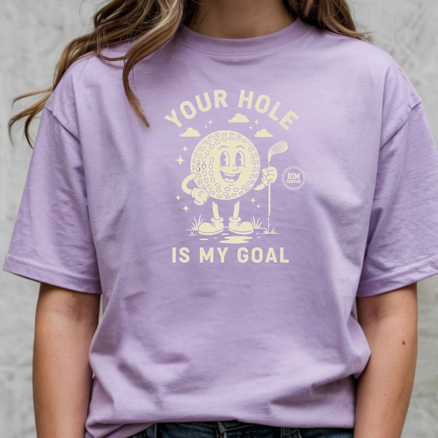 Your Hole is My Goal T-Shirt - Funny Adult Humor Tee - Unhinged Golf Graphic Shirt