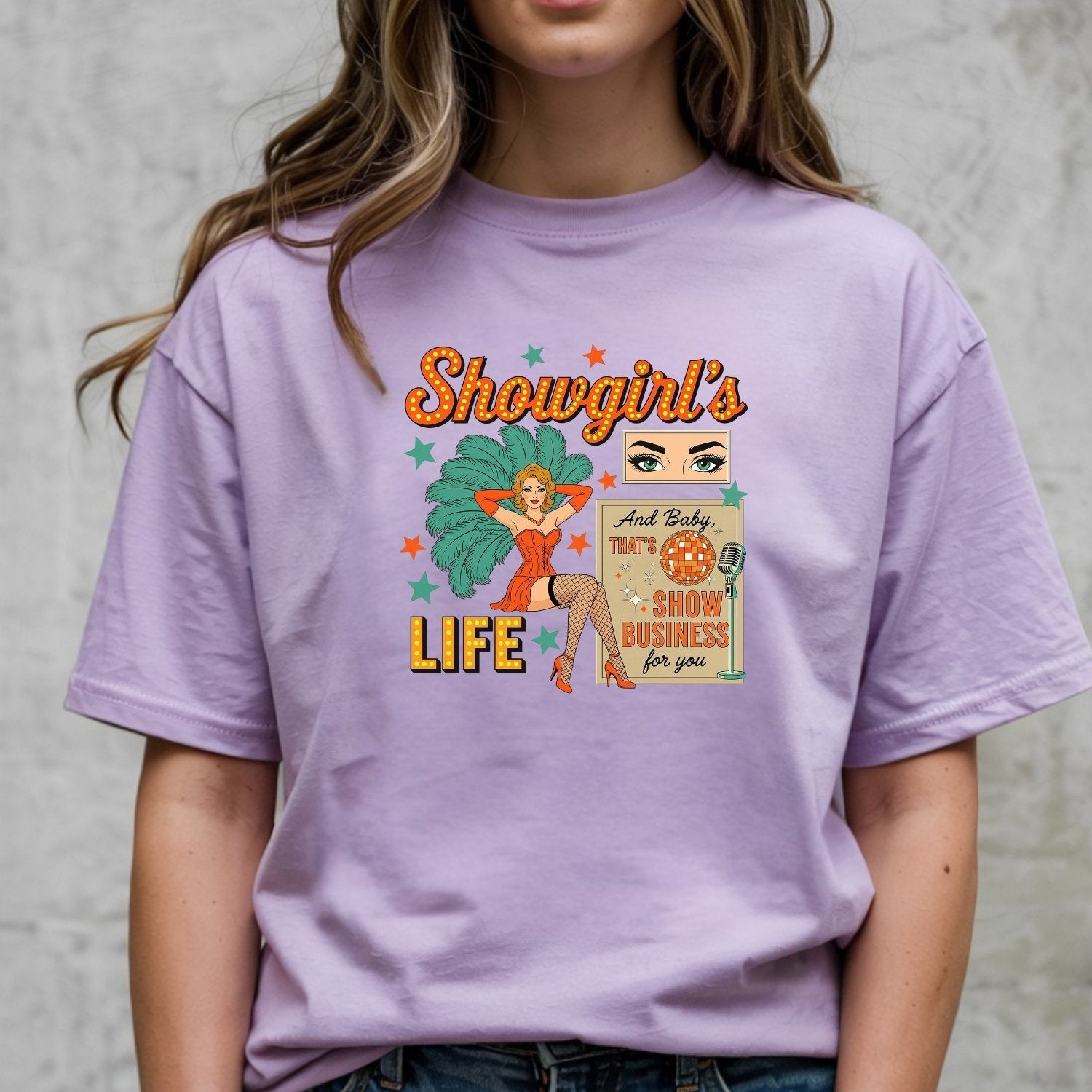 Showgirl Life Era T-Shirt – Retro Era-Inspired Graphic Tee