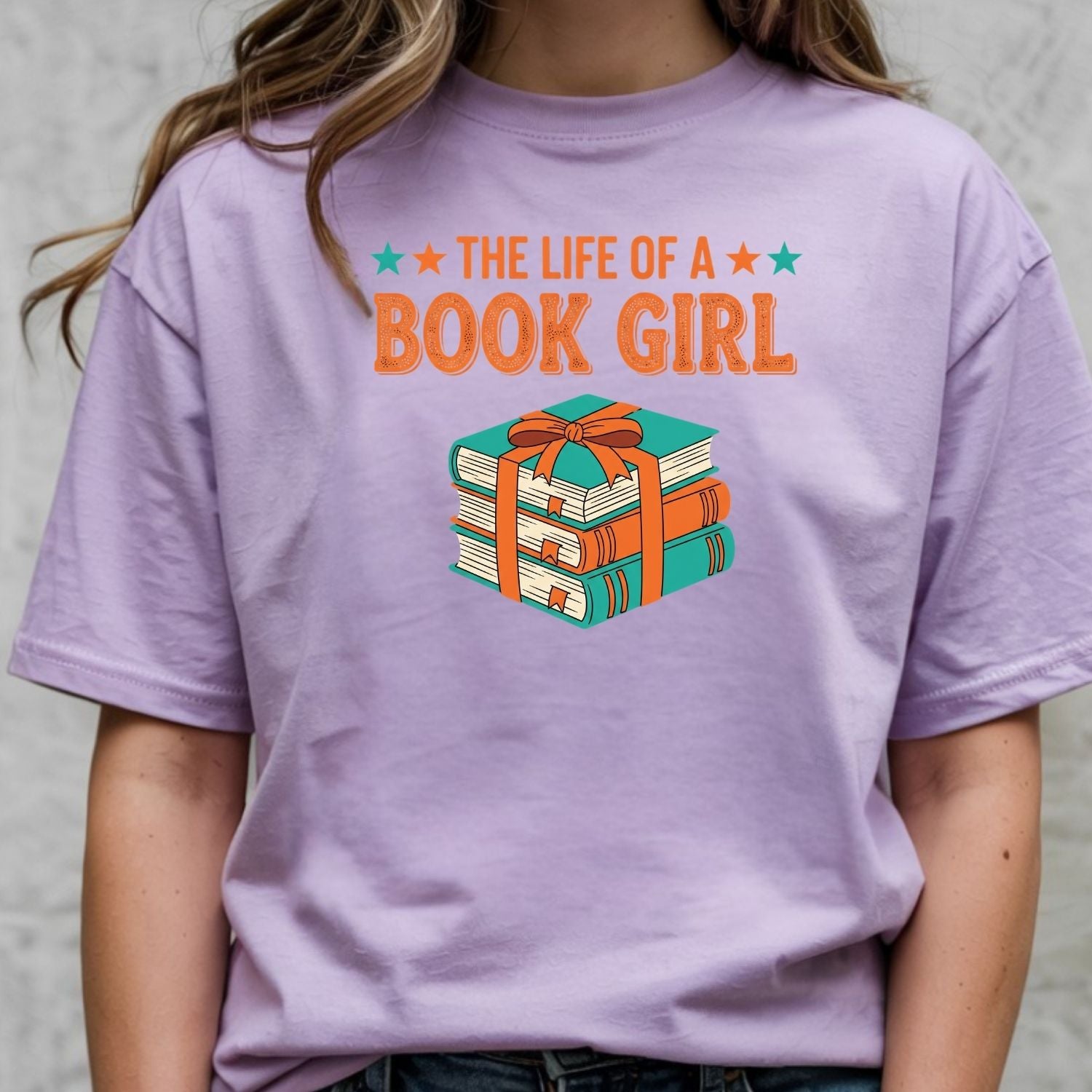 The Life of a Book Girl Shirt - Showgirl Graphic Tee - Book Lover Fan Convention T-Shirt