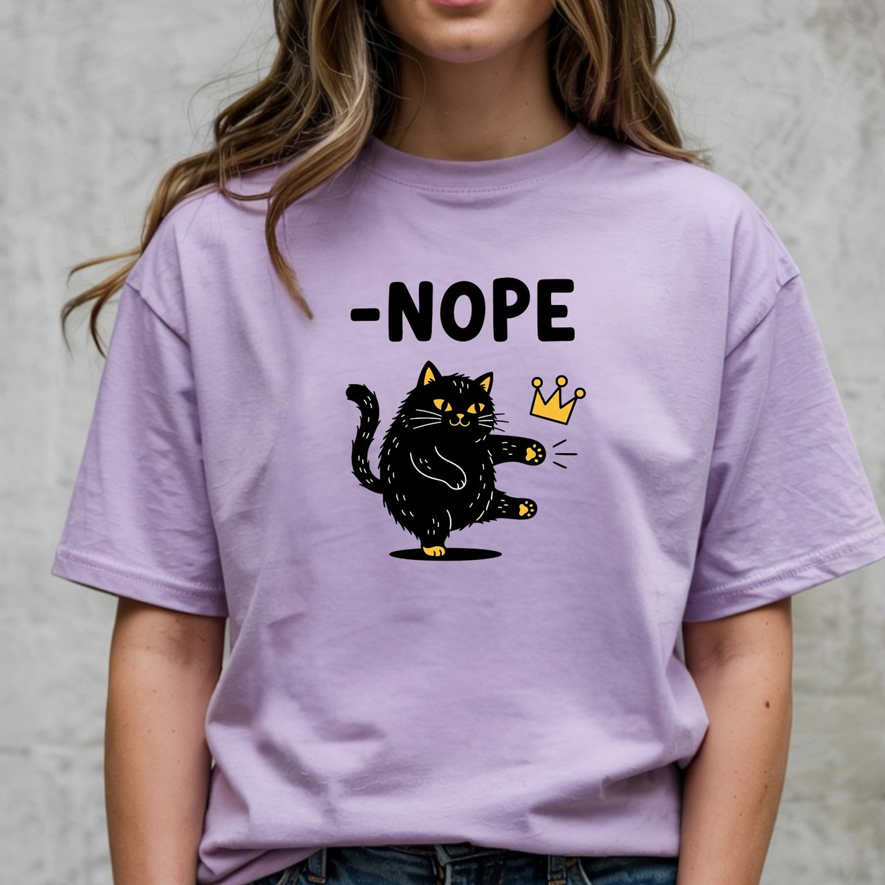 Black Cat Parody T-Shirt – No Kings in America Funny Satire Tee