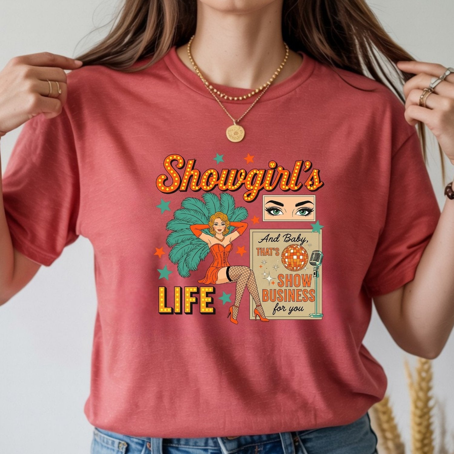 Showgirl Life Era T-Shirt – Retro Era-Inspired Graphic Tee