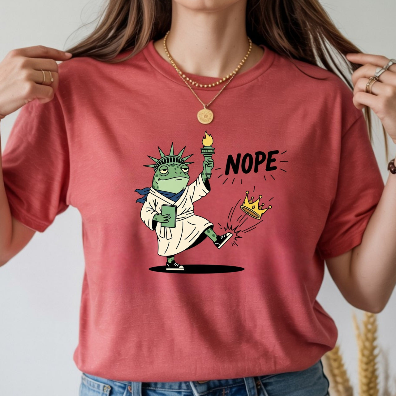 Freedom Statement Shirt – No Kings Equality T-Shirt – Independent Spirit Graphic Tee