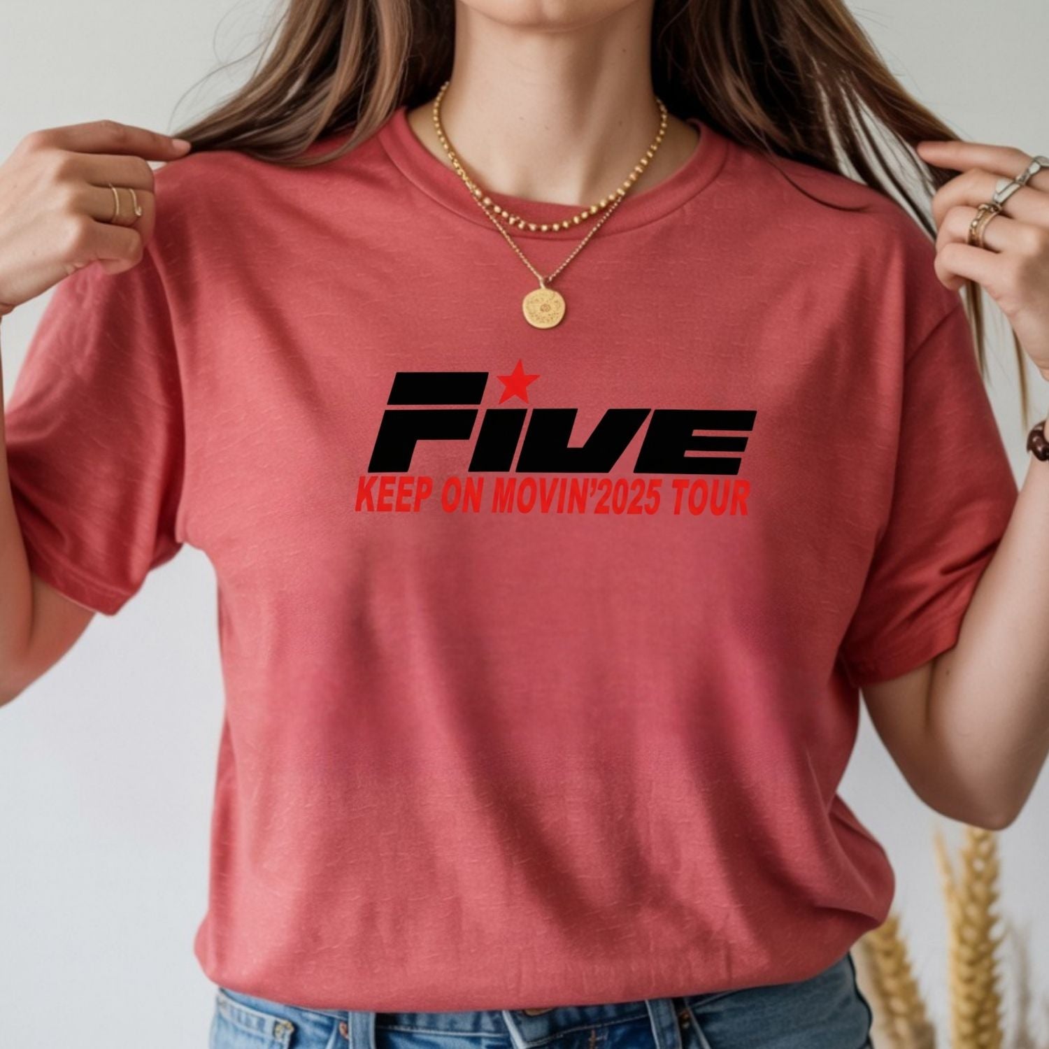 Retro Boyband Keep Movin' On Tour T-Shirt – 90s Music Graphic Tee for Adults & Kids