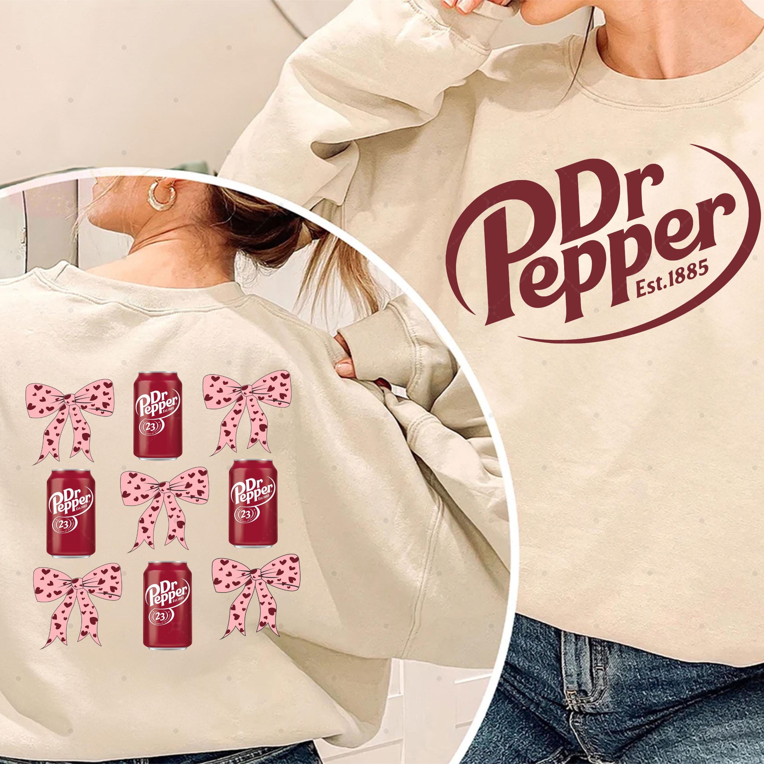 Dr Pepper Two-Sided Sweatshirt – Coquette Soda Lover Christmas Gift Pullover