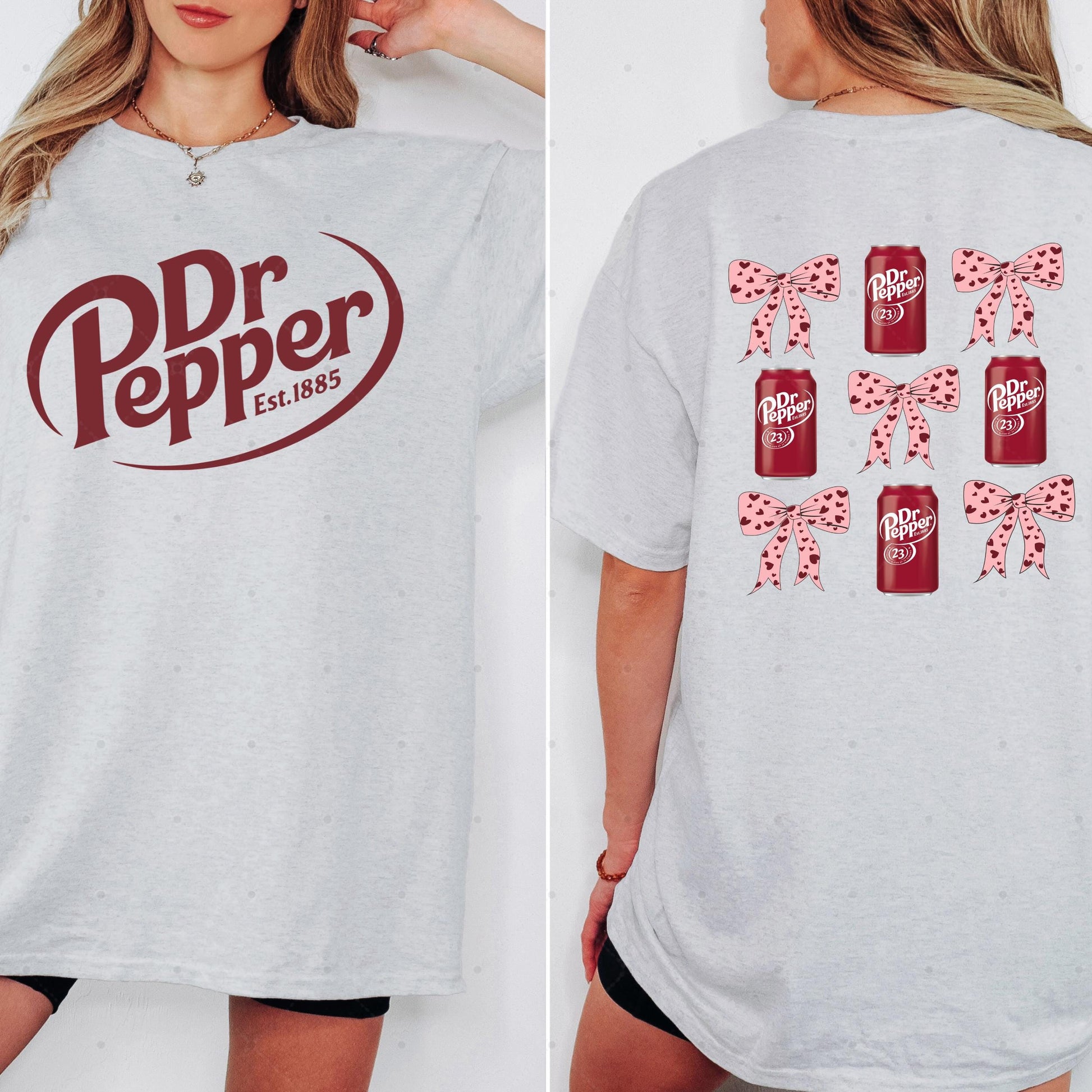 Dr Pepper Two-Sided Sweatshirt – Coquette Soda Lover Christmas Gift Pullover