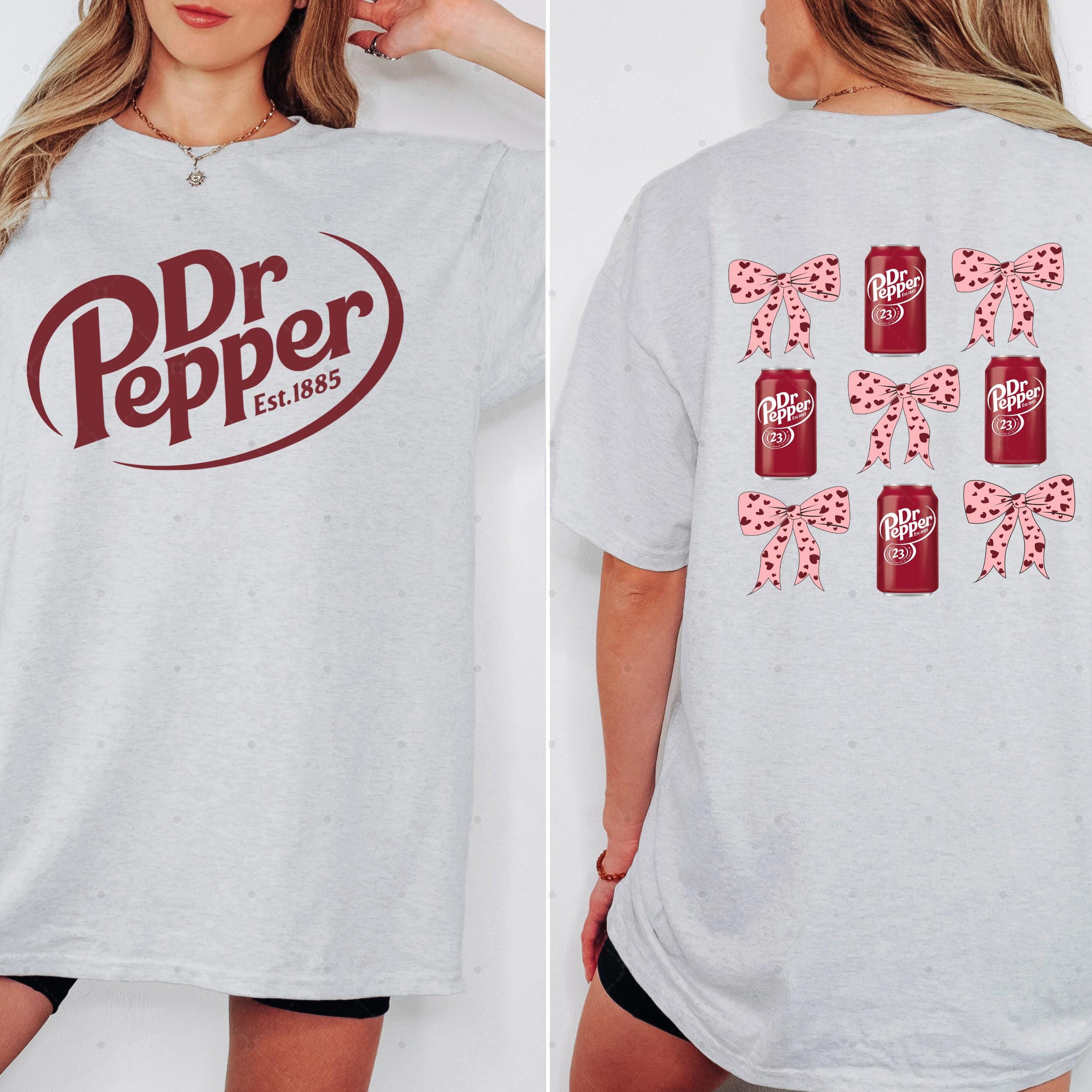 Dr Pepper Two-Sided Sweatshirt – Coquette Soda Lover Christmas Gift Pullover