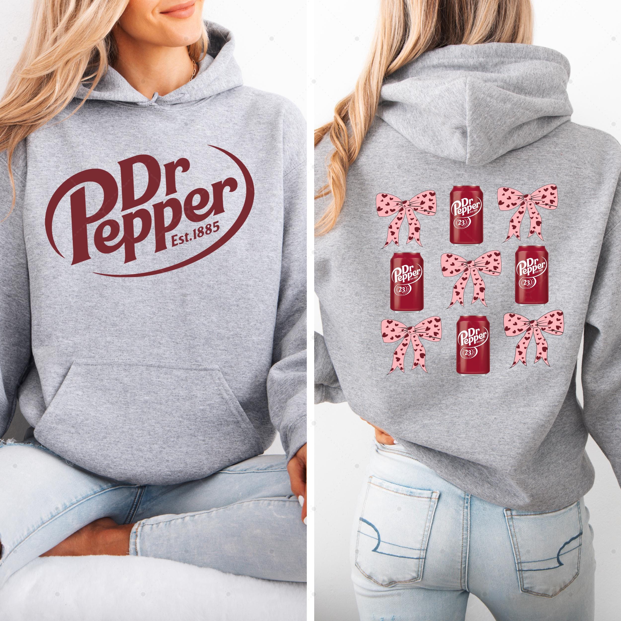 Dr Pepper Two-Sided Sweatshirt – Coquette Soda Lover Christmas Gift Pullover