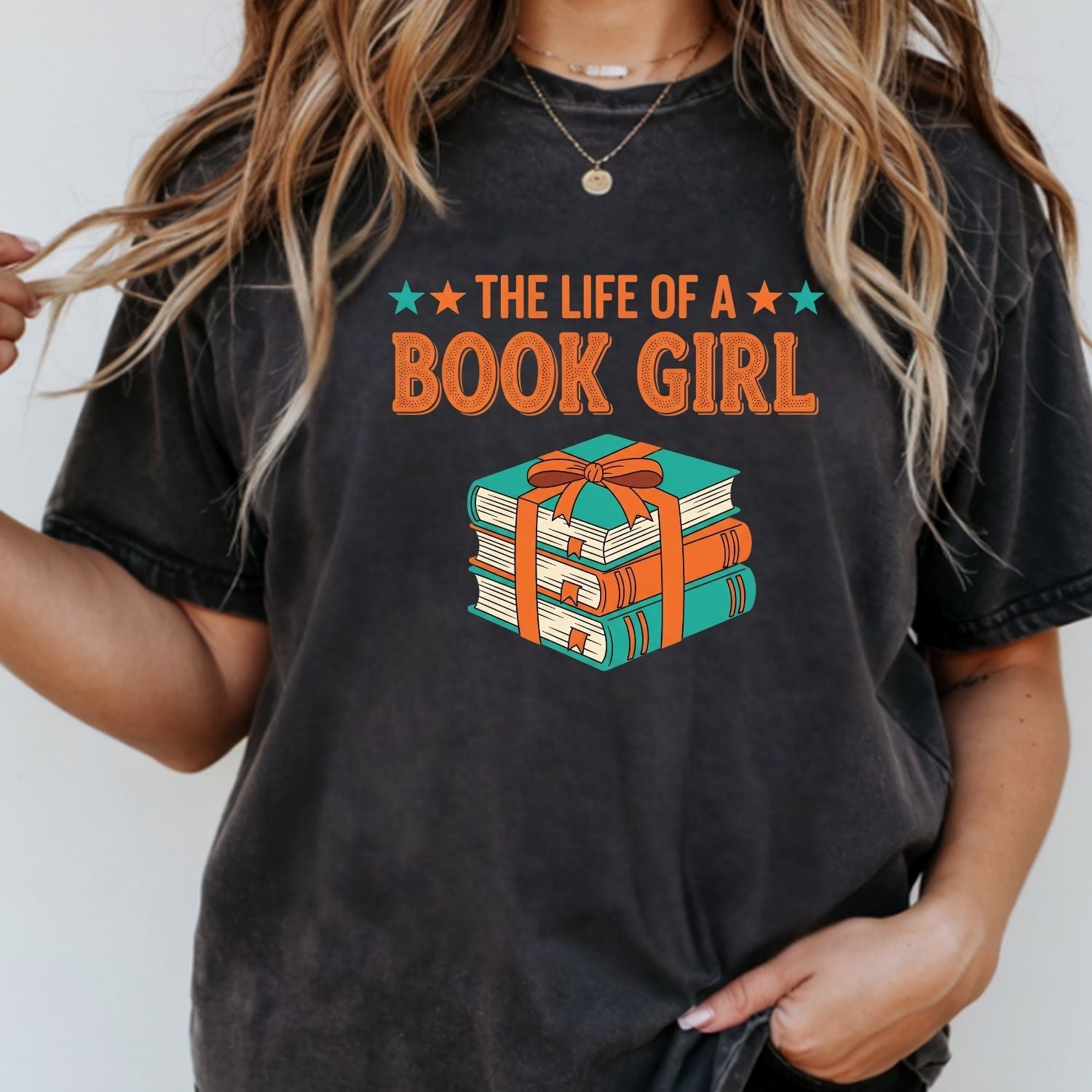 The Life of a Book Girl Shirt - Showgirl Graphic Tee - Book Lover Fan Convention T-Shirt
