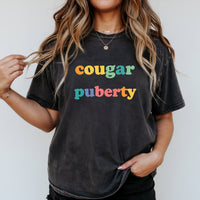 Cougar Menopause T-Shirt – Funny Bossy Moms Tee – Perimenopause Humor Graphic Top