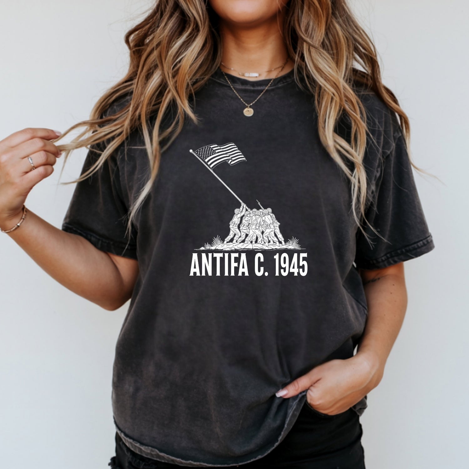 1945 Heritage Tee – Vintage Patriotic Shirt – Freedom & Unity Graphic Design