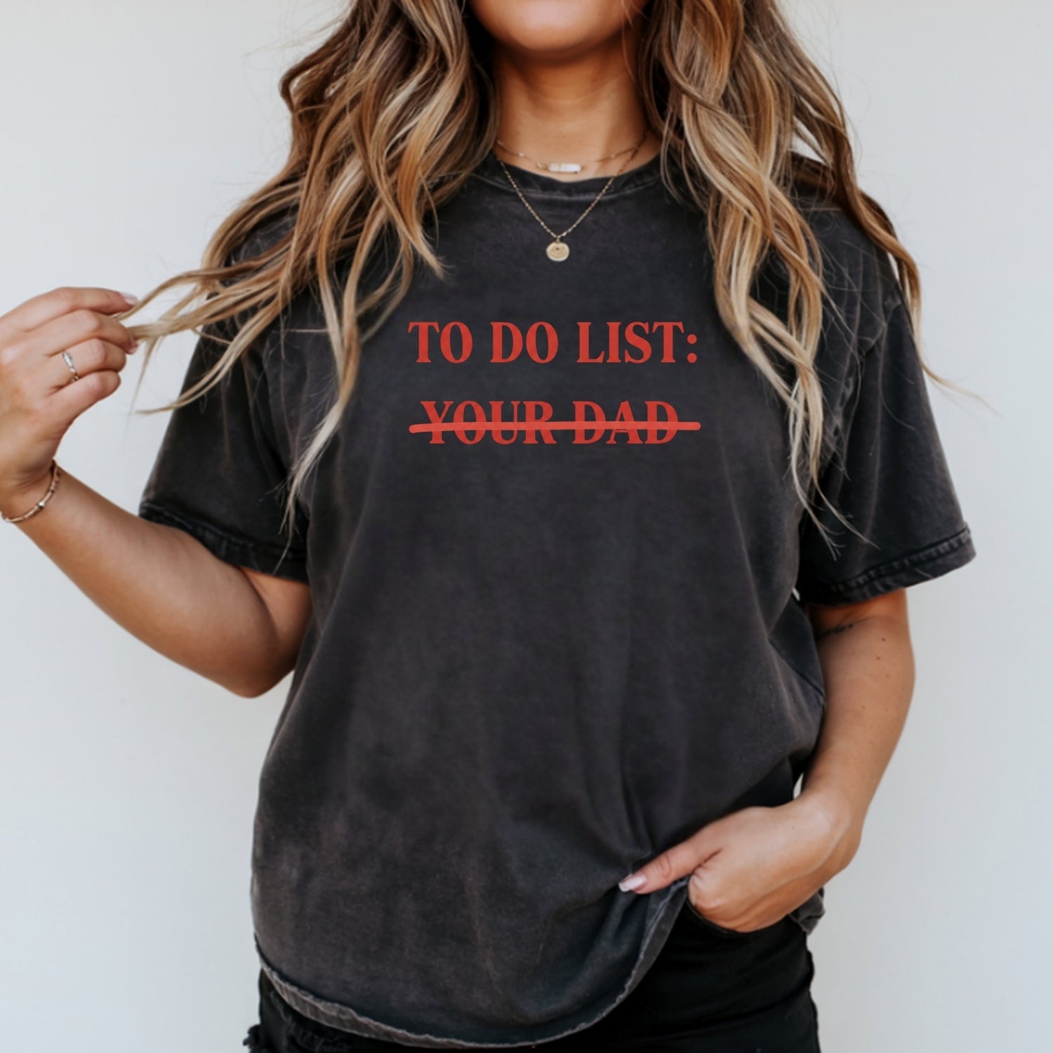 To Do List Tee – Funny Sarcastic Humor Shirt – Sassy Wordplay Graphic Top