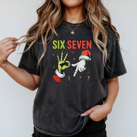 Six Seven Christmas Shirt – Funny Holiday Meme Graphic Tee