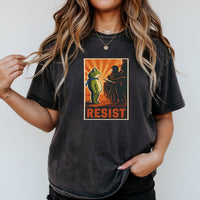 Portland Frog Shirt – Funny Rebel Graphic Tee – No Kings in America Parody Design