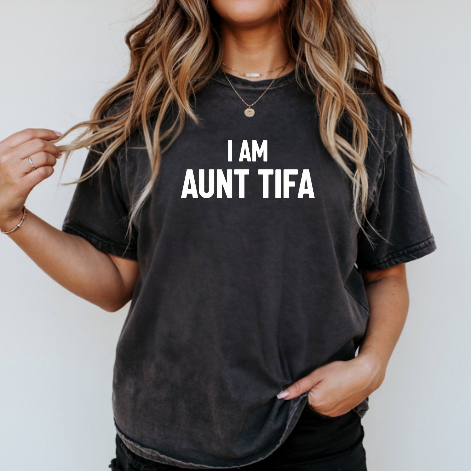 Funny Aunt Tifa Shirt – Humorous Meme Graphic Tee for Aunts