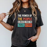 The Power of the People T-Shirt – Retro Comfort Graphic Tee – Freedom & Solidarity Top