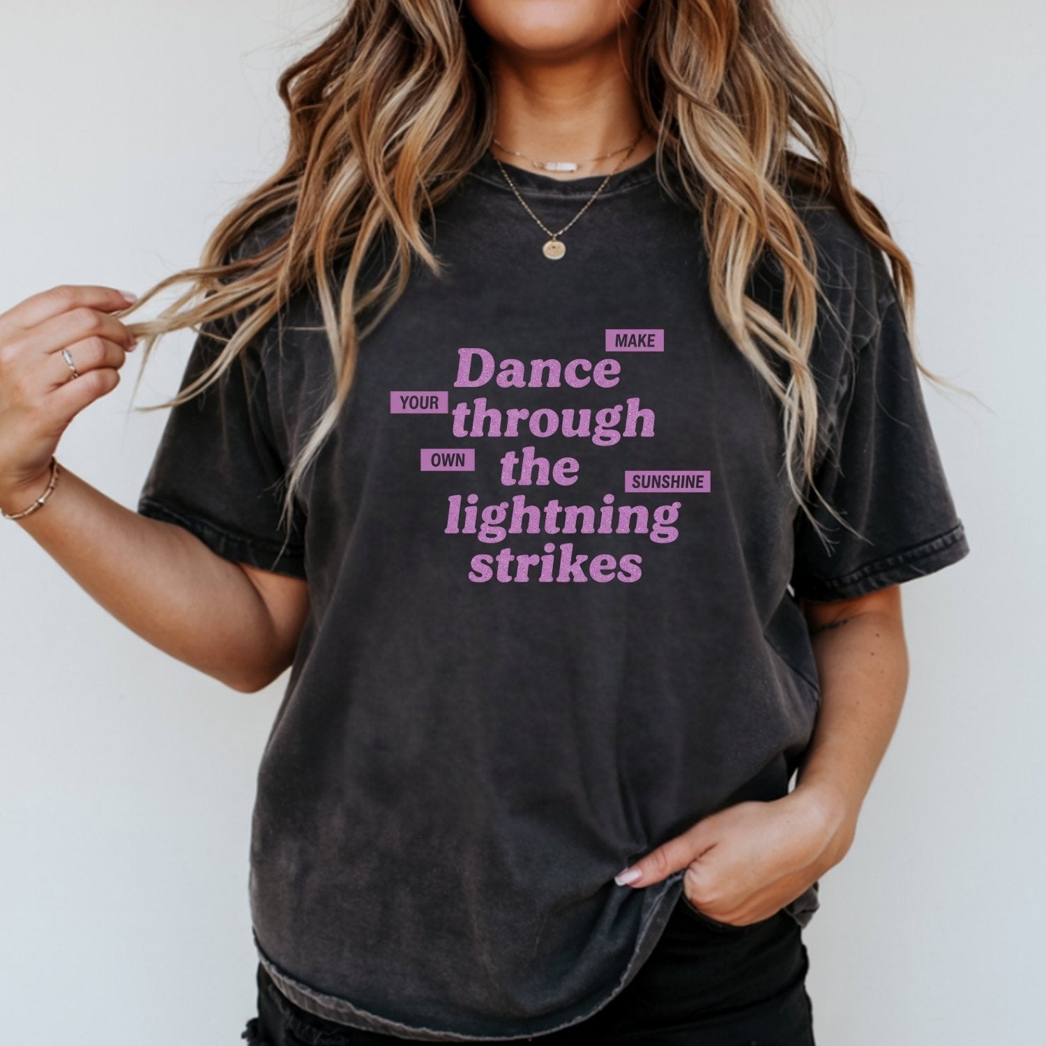 Showgirl Make Your Own Sunshine Shirt – Retro Positive Graphic Tee