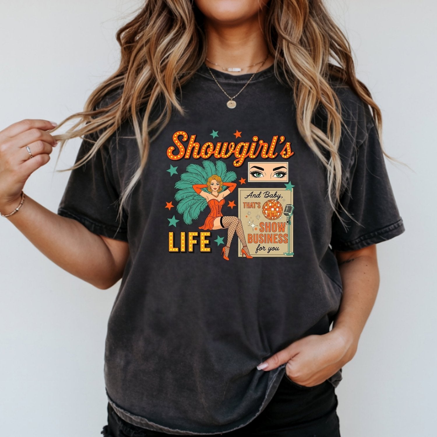 Showgirl Life Era T-Shirt – Retro Era-Inspired Graphic Tee