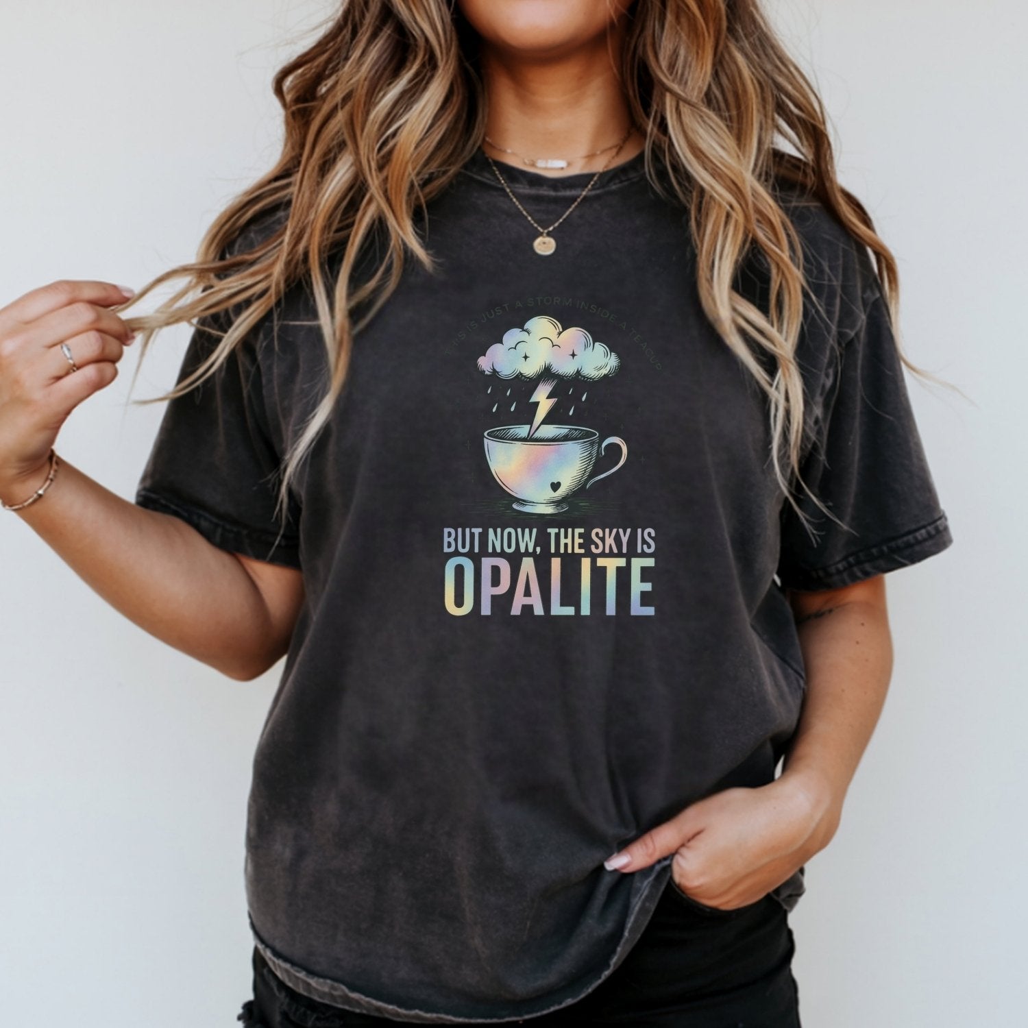 The Sky Is Opalite Tee – Dreamy Soft Pastel Aesthetic T-Shirt